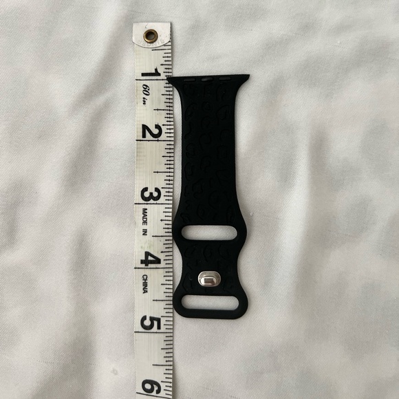 Black Leopard Apple Watch Band - Picture 6 of 6